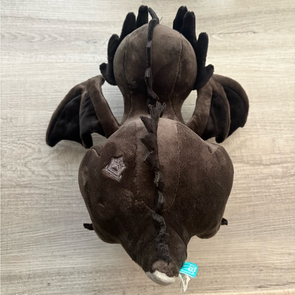 Bellzi Black Dragon Plush - Draggi the Fire Dragon Plush Toy Ultra RARE Toy - Picture 13 of 14
